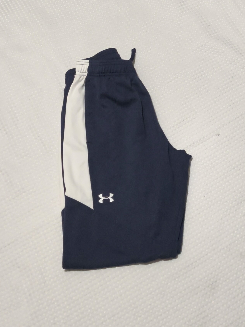 Under Armour Navy and White Kids' Jogger Pants